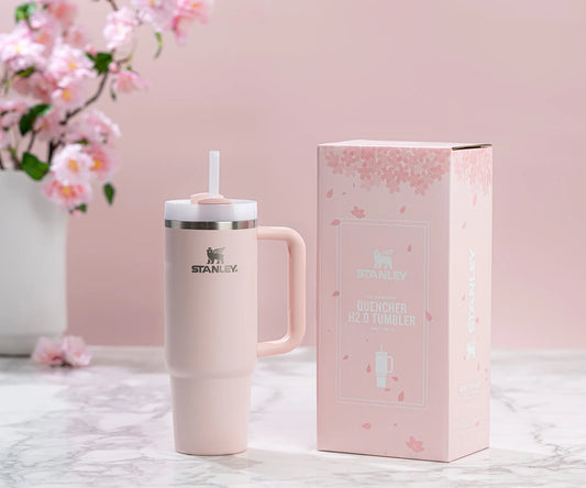 Stanley 30oz Cherry Blossom Bloom Quencher Tumbler