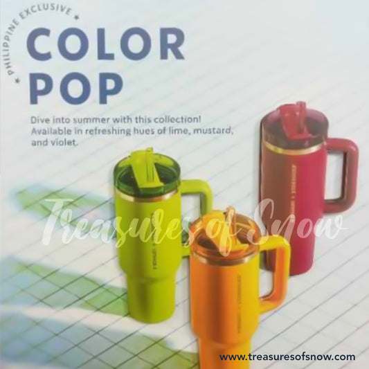 Preorder Philippines Starbucks Color Pop Stanley Quencher