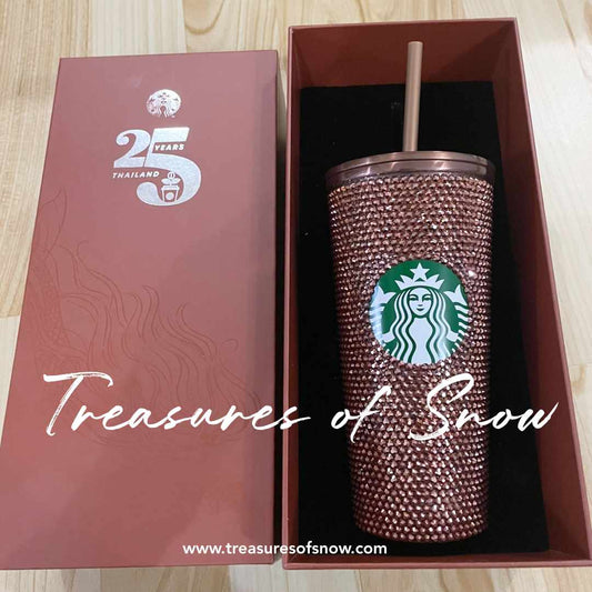 Preorder 25th Thailand Rhinestone Copper Bling Cold Cup