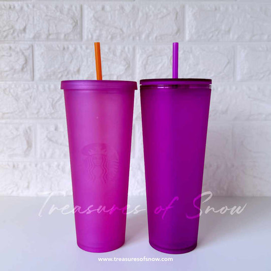 Purple Soft Touch Sample Venti Cold Cup Set