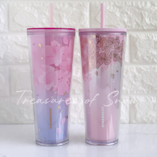 2021 & 2022 Cherry Blossom Cold Cup Pair