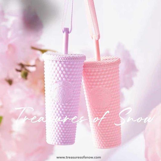 Matte Pink & Lilac Cold Cup Ornaments