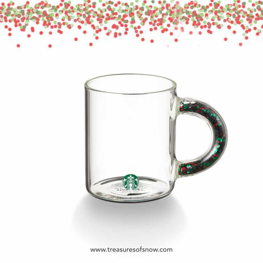 2022 Holiday Confetti Glass Mug