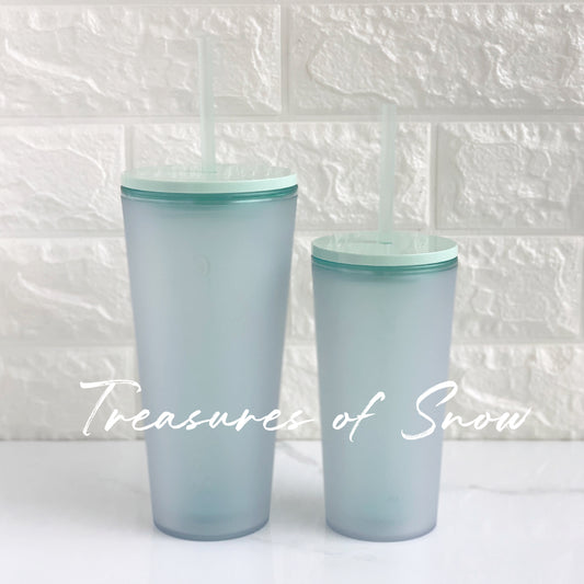 Soft Touch Mint Cold Cups Set