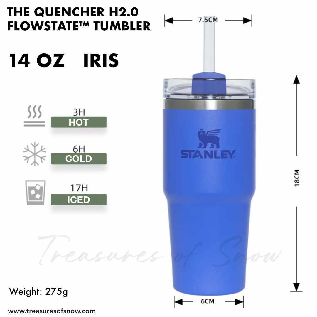 Stanley 20 oz. Quencher H2.0 FlowState Tumbler, Iris