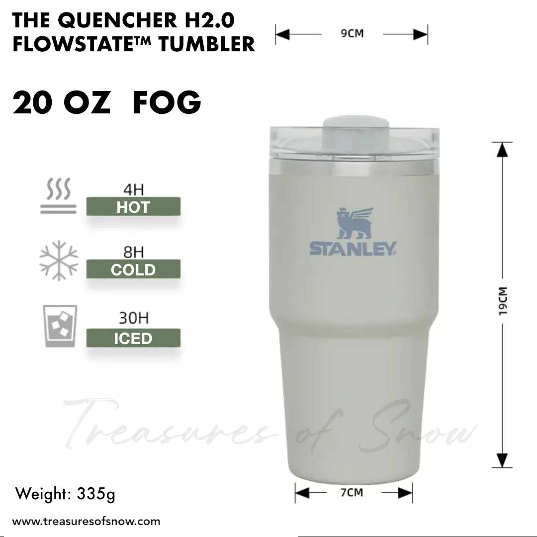 The Quencher H2.0 FlowState Tumbler | 30 oz Fog