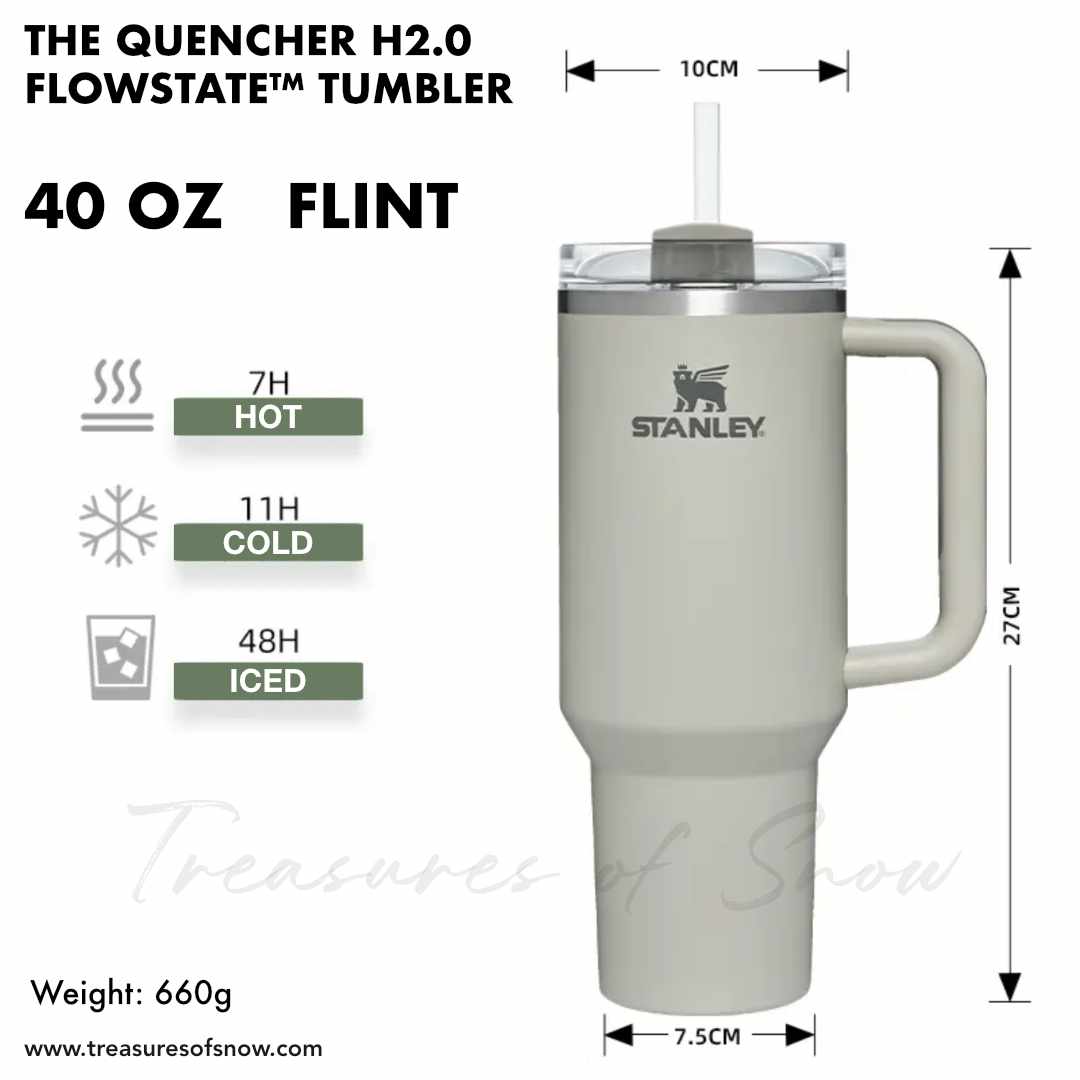 Stanley 40 oz. Quencher H2.0 FlowState Tumbler - Black
