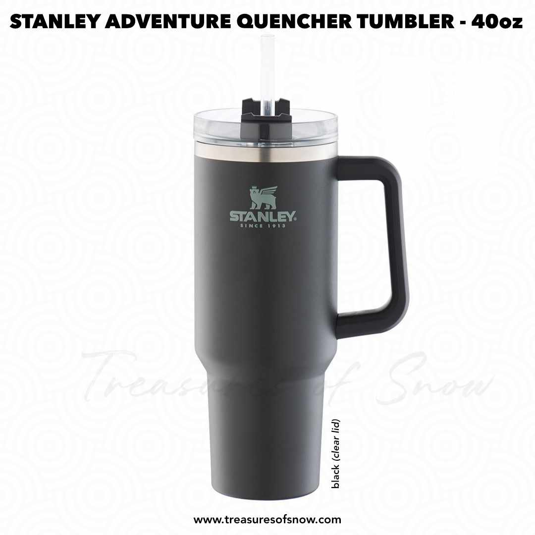 Abstract Tropical Engraved Stanley Adventure Quencher 40oz Tumbler